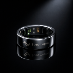 Streamopen BlackMatte 740 Black Matte Statement Ring