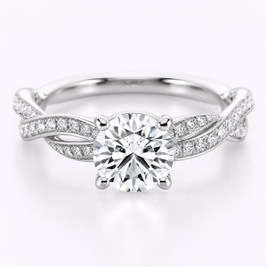 Streamopen TwistPavé 540 Engagement Ring