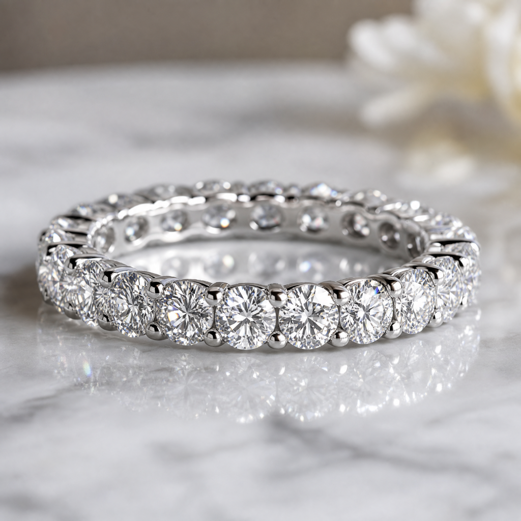Streamopen EternityBand 360 Engagement Ring