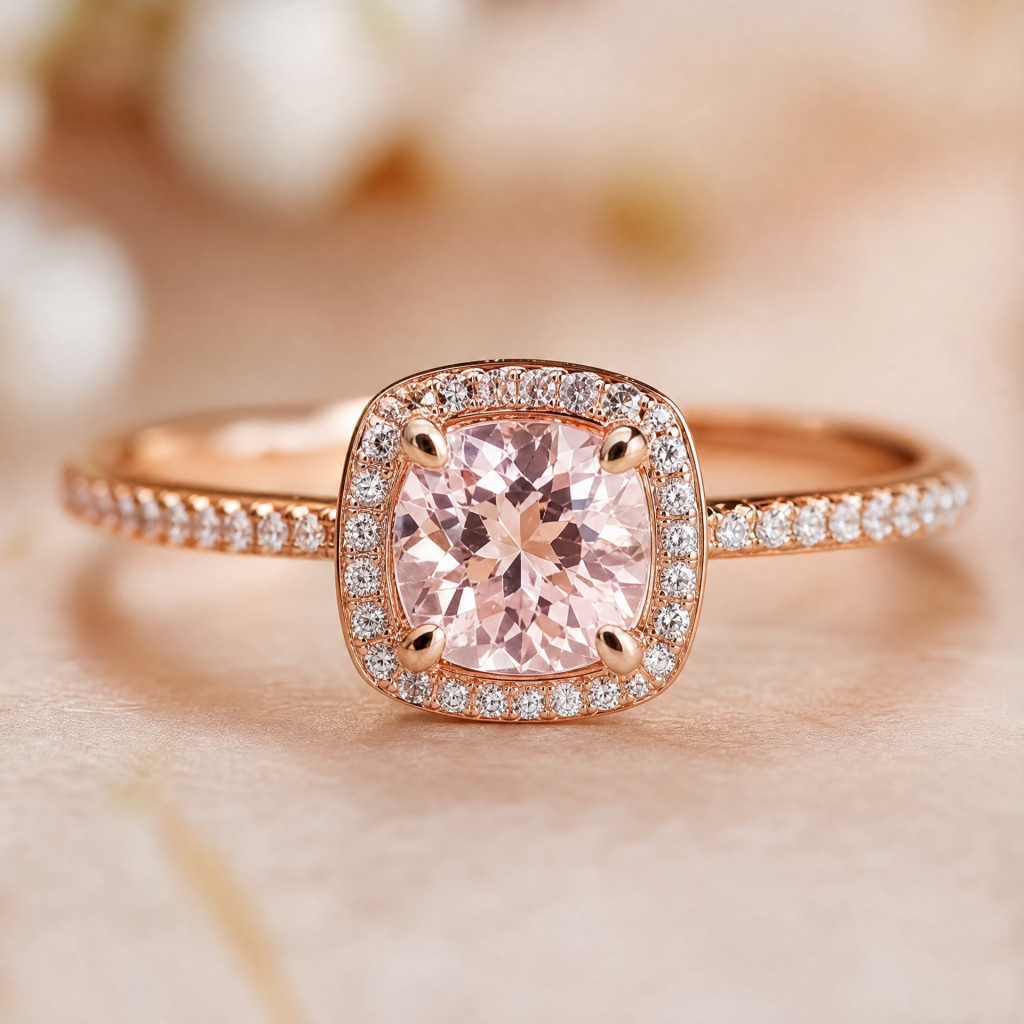 Streamopen RoseGold Blush 480 Engagement Ring