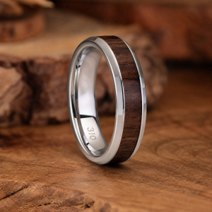 Streamopen WoodInlay 310 Wedding Band